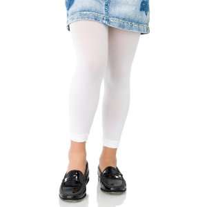 Lets Party By Leg Avenue White Footless Tights Child / White   Size X 