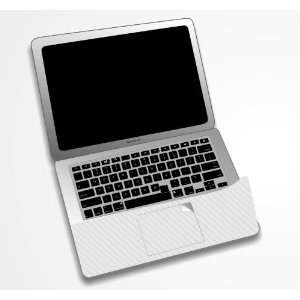  White Carbon Fiber Case Sticker Skin for Macbook Pro 13 