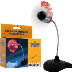   LED Message Fan by Electric Ave   USB Powered Electronics