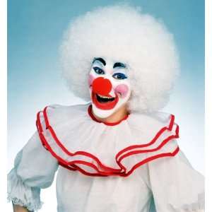   Clown Wig White Afro Clown Costume Wig White Afro Wig Toys & Games