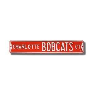  Charlotte Bobcats Authentic Street Sign   Charlotte 