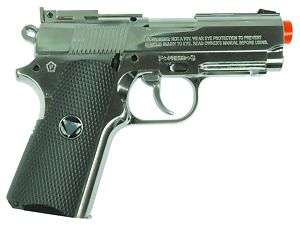  Metal M1911 45 CO2 gas Airsoft handguns pistols 500fp silver chrome