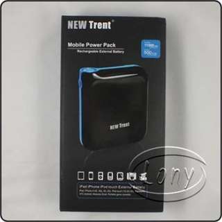 11000mAh External New Trent Battery Pack and Charger for iPad 2 iPhone 
