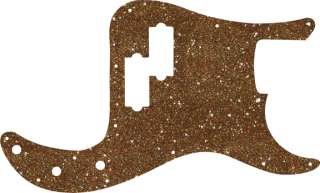 Pickguard 4 Fender Precision P Bass Gold Sparkle NEW   