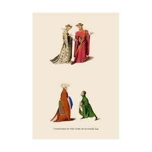  Courtiers of the Time of Richard II 24x36 Giclee