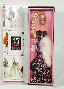45TH ANNIVERSARY SILKSTONE Barbie LIMITED BFMC~NRFB  