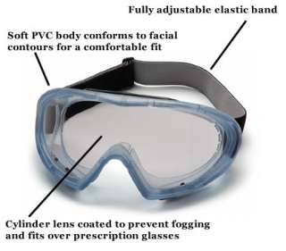 Capstone Safety Goggles Grey Frame/Anti fog Lens GG504T  