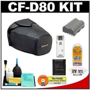  Nikon CF D80 Semi Soft Leather Holster Case+ EN EL3e 