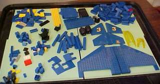Mega Bloks jet airplane partial set building blocks  