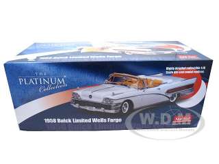 Brand new 118 scale diecast model of 1958 Buick Limited Convertible 