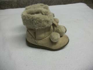 Girls Toddler Snow Winter Boots Size 8 FADED GLORY Brown Nice  