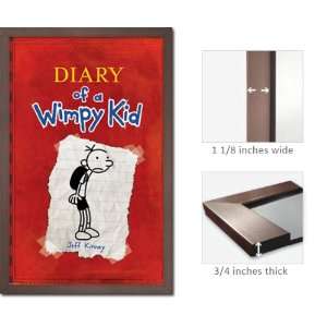  Slate Framed Diary Wimpy Kid Poster Jeff Kinney Fr6396 