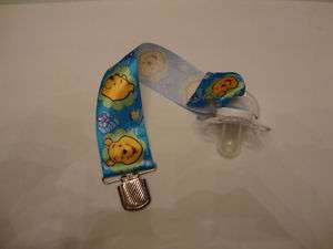 New Baby Winnie the Pooh Disney Pacifier Holder Clip  