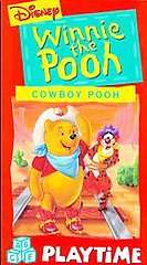 Winnie the Pooh   Pooh Playtime   Cowboy Pooh VHS, 1994 765362198030 