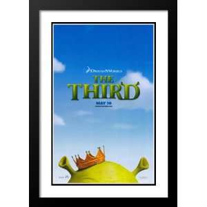  Shrek the Third 20x26 Framed and Double Matted Movie 