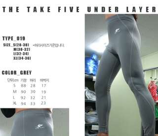 PANTS LONG UNDER COMPRESSION GEAR SKINS TIGHTS S~XL 19  