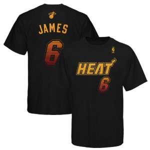  adidas LeBron James Miami Heat #6 Vibe Player T Shirt 