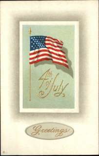 Fourth of July Ser 7 c1910 Patriotic Postcard EMBOSSED  