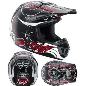  Shift Agent Full Face Helmet X Large  Red Automotive