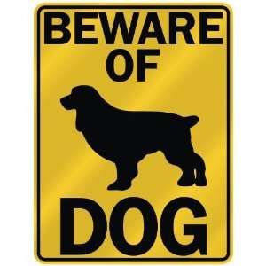  BEWARE OF  BOYKIN SPANIEL  PARKING SIGN DOG
