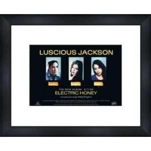 LUSCIOUS JACKSON Electric Honey   Custom Framed Original 