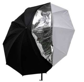 83cm 33inch 2in1 sliver reflector/White Diffuser Umbrella for flash 