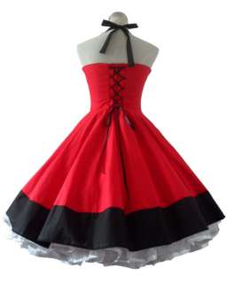   60S Vintage Polka Dot Full Sweep Swing Rockabilly Dress 503/504  