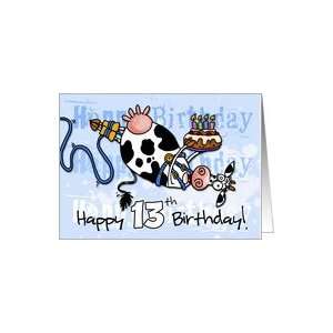  Bungee Cow Birthday   13 years old Card Toys & Games