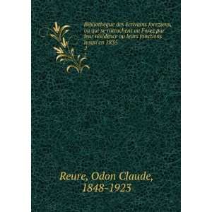   leurs fonctions jusquen 1835. 2 Odon Claude, 1848 1923 Reure Books