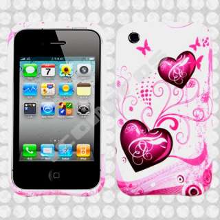 Heart Silicone Gel Case Cover Skin for Apple iPhone 3GS  