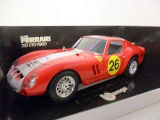 BURAGO 1/18 3011 FERRARI 250 GTO 1962 #26 RED 8002455030115  