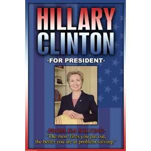  Hillary Clinton For President 20X30 Paper with Black Frame 