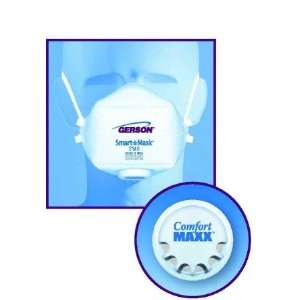 Gerson 2140c n95 resp; w/valve 10/bx smart mask [PRICE is per BOX 