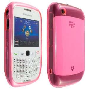  Crystal Clear Pink Soft Rubberized Plastic Skin Case Cover 
