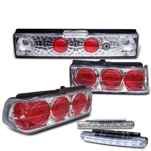   Honda CRX Tail Lights + LED Bumper Fog Lights Lamp Brand New Left