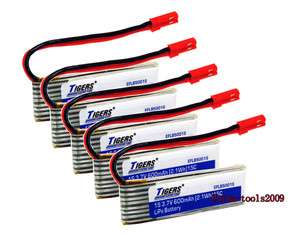 5X3.7v 600mAh 15C Lipo Battery For RC SYMA S032 E FLITE BLADE 120SR 