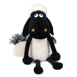  Black Xiaoen Duoli of Sheep Plush Toy (Height 70 Cm 
