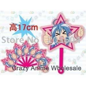  luchy star anime fan used by pvc 100 by air mail 