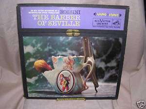 The Barber of Seville   Rossini RCA Victor LSC   6143 Red Seal  