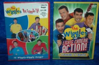 lot 4~children WIGGLES DVD~PLAY TIME~BIG RED BOAT~WIGGLE TIME(new 