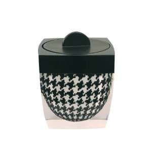  Blonder Home Accents Houndstooth Cotton Ball Jar