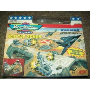  Micro Machines Battle Zones Skycat Airbase Toys & Games