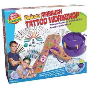   World Toys Deluxe Airbrush Tattoo Workshop and Craft Kit Toys & Games