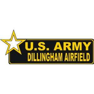  Army Dillingham Airfield Bumper Sticker Decal 9 