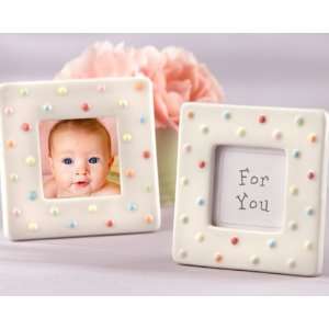  Delightfully Dotted Ceramic Polka Dot Photo Frame Baby