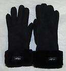 Ugg Australia Turn Cuff #6740 Black Gloves Size M