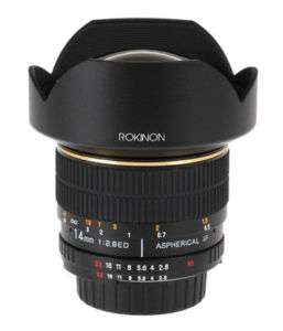 Rokinon 14mm F/2.8 Ultra Wide Angle Lens for Nikon D7000 D5100 D3100 
