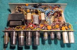   / KNIGHT KN 720 Stereo Tube Integrated Amplifier 6V6 Outputs Works