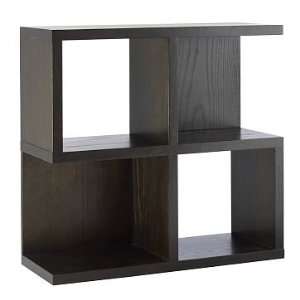  west elm Cubit Checkers Bookcase, Short, Chocolate Office 