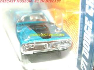 1971 71 DODGE CHARGER BLUE HOT WHEELS DIECAST 2011  